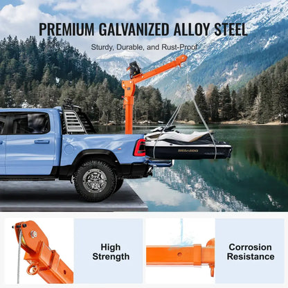 Grue électrique pour camion – flèche pivotante 360° - grue électrique camion flèche pivotante