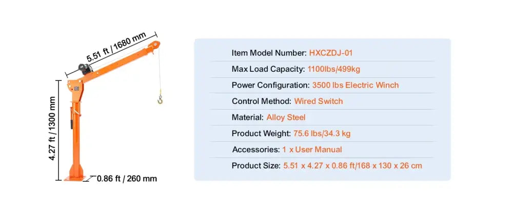 Grue électrique pour camion – flèche pivotante 360° - grue électrique camion flèche pivotante