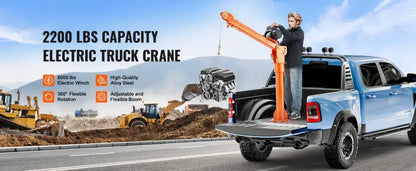 Grue électrique pour camion – flèche pivotante 360° - grue électrique camion flèche pivotante
