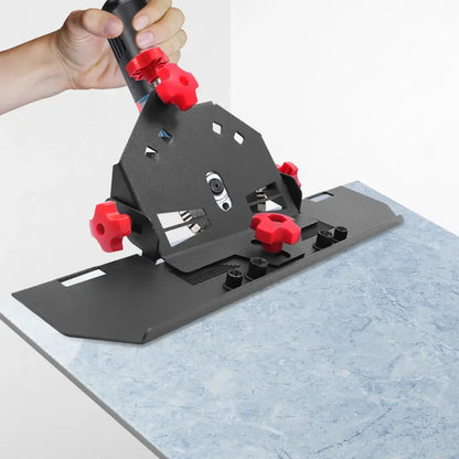 Guide de chanfreinage 45° – meuleuse 115 et 125 mm - Noir / Depuis l’Allemagne - guide chanfreinage meuleuse 45 degrés