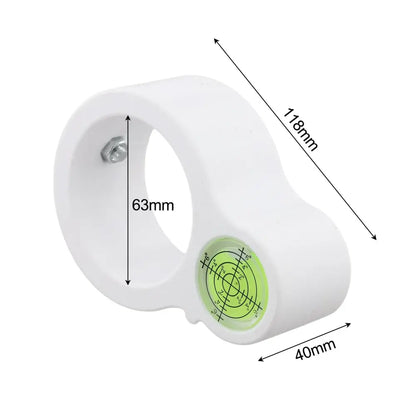 Guide de perçage avec niveau à bulle circulaire pour perceuse - Modèle A - Guide de perçage avec niveau à bulle