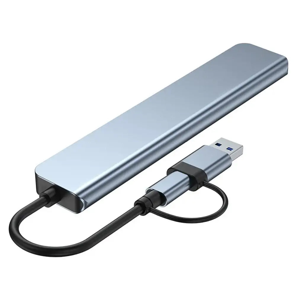 Hub USB et USB-C 8-en-2 avec lecteur de cartes et audio – détail produit 10