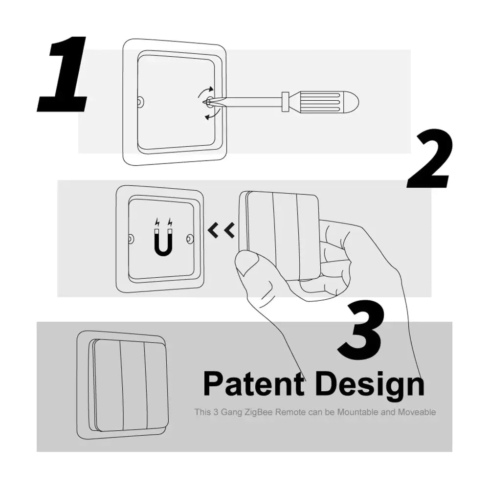 Interrupteur de scène connecté sans fil – 1 ou 4 boutons – détail produit 8