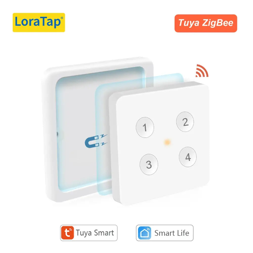 Interrupteur de scène connecté sans fil – 1 ou 4 boutons – détail produit 11