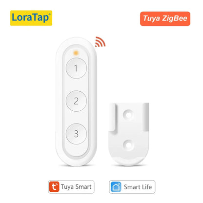 Interrupteur de scène connecté sans fil – 1 ou 4 boutons – variante Télécommande 3 boutons / France