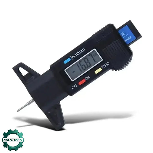 Jauge de profondeur pneu numérique 0–25 mm – écran LCD - Noir / France - Jauge de profondeur pneu