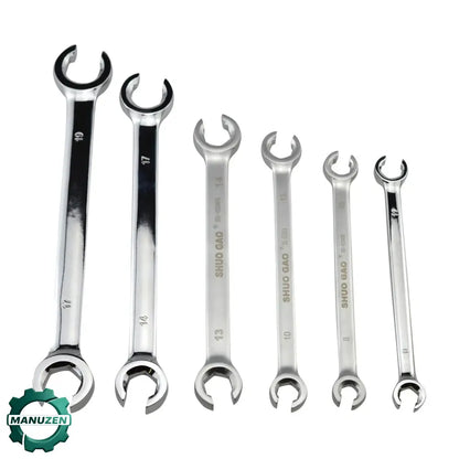 Jeu de 6 clés à tuyauter 8–19 mm pour raccords - Jeu de 6 clés – 8 à 19 mm - Jeu de clés à tuyauter 8–19 mm