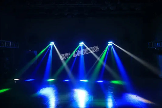 Jeu de lumière Spider LED RGBW 8 × 3 W – DMX512 - France - jeu de lumière spider LED DMX
