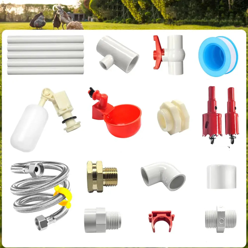 Kit d’abreuvement automatique 8 sorties pour volailles – photo produit 7