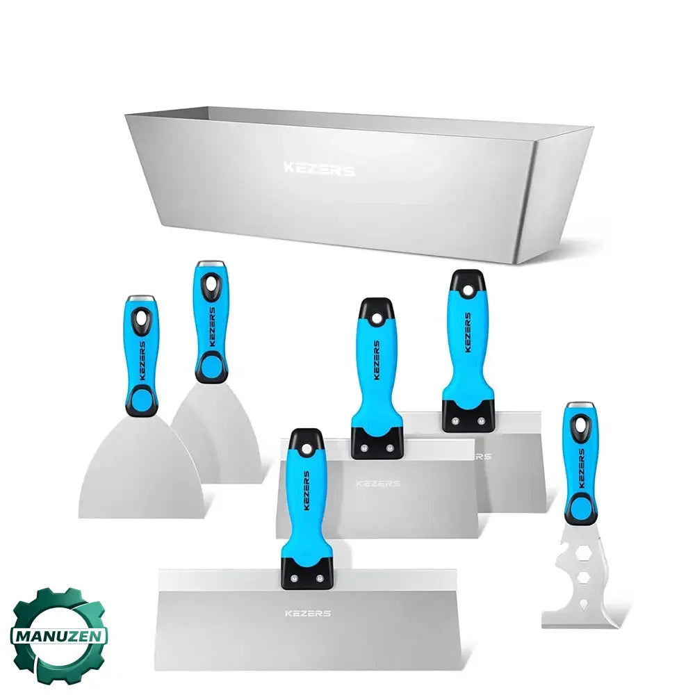 Kit de couteaux à enduire inox, 5 ou 7 pièces 3 à 12 po - Kit de couteaux à enduire