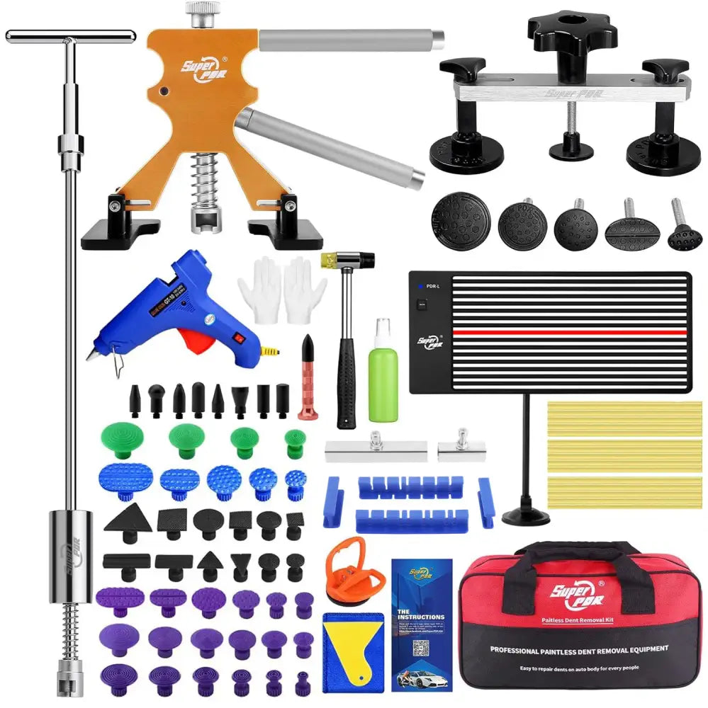 Kit de débosselage carrosserie PDR – léger ou professionnel – Kit professionnel