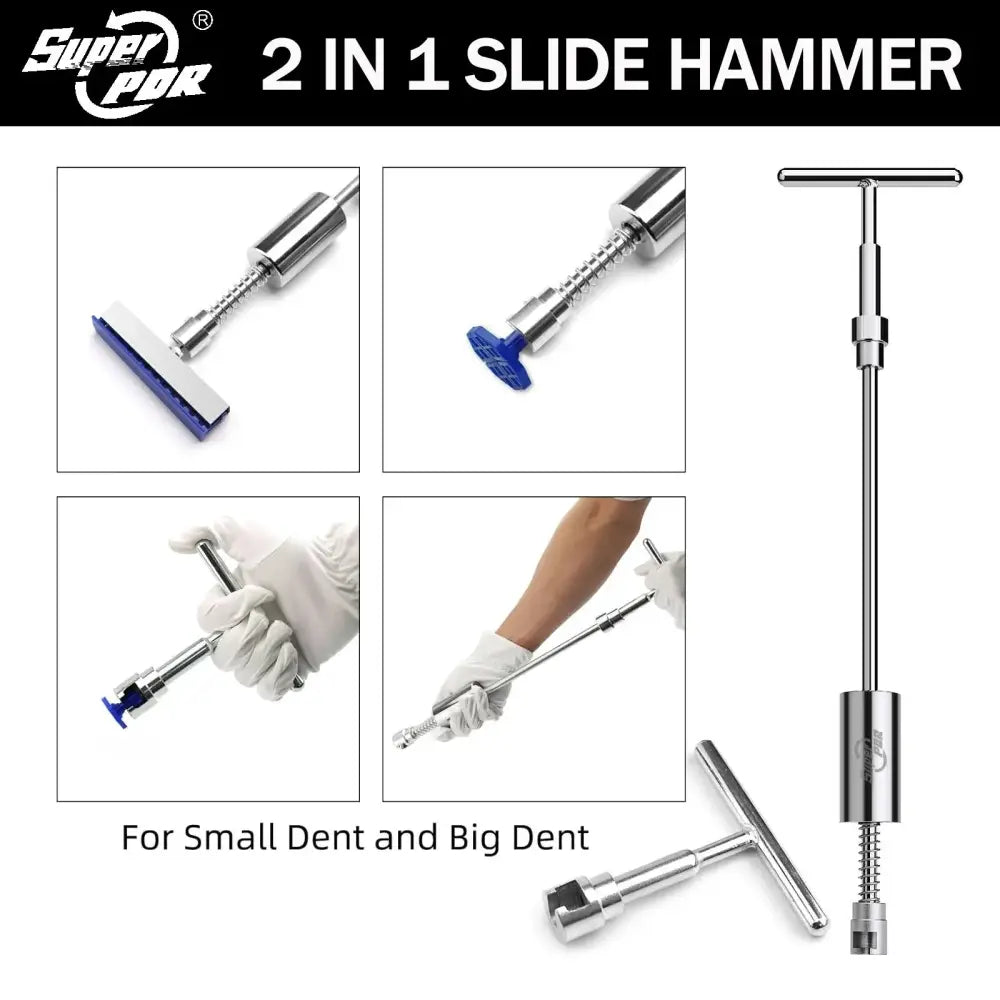 Kit de débosselage carrosserie PDR – léger ou professionnel – détail 2