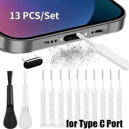 Kit de nettoyage pour port USB-C et haut-parleur – variante Pour USB-C / France