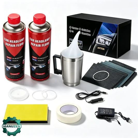 Kit de réparation de phares 2 × 800 g polymère liquide pour voiture