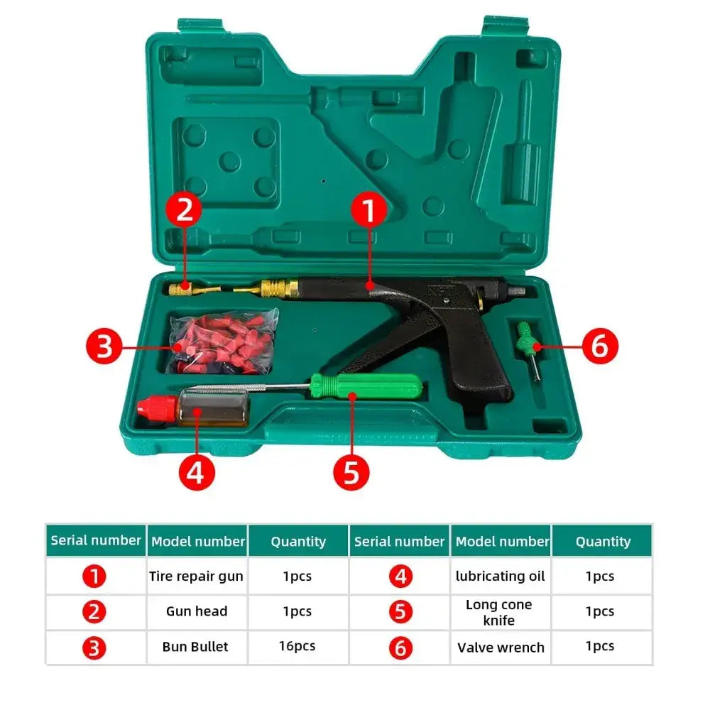 Kit de réparation pneu tubeless à bouchons champignon – auto et moto – vue 3