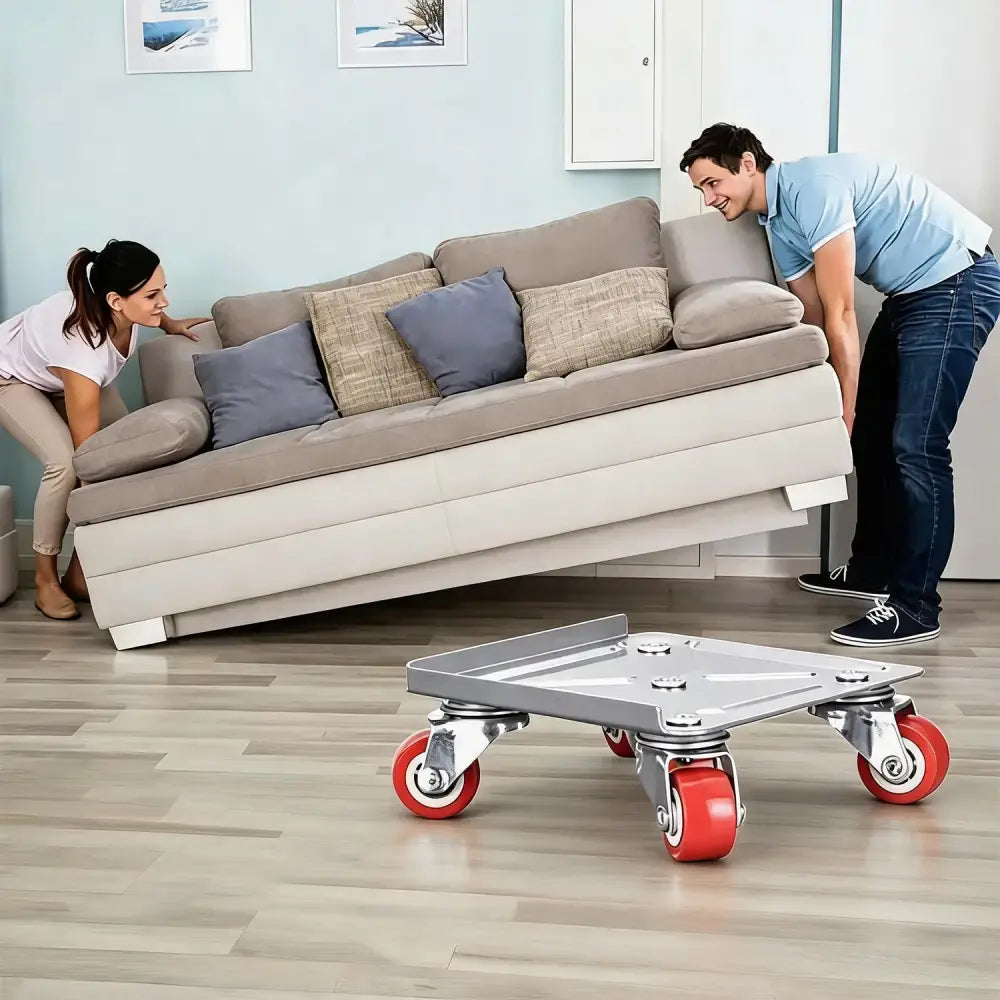 Kit déplace-meubles 400 kg – levier et patins roulants - Pologne - kit déplace meubles lourds