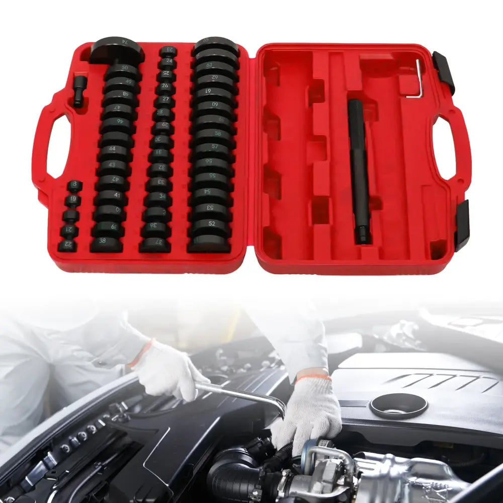 Kit presse roulement de roue 51 pièces – 18 à 65 mm - Outil pour roulement de roue