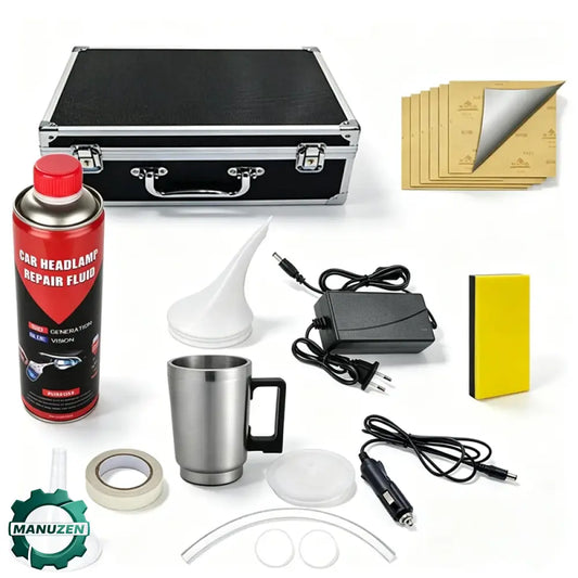Kit rénovation phares voiture 800 ml — polissage 800G Toolbox Kit France