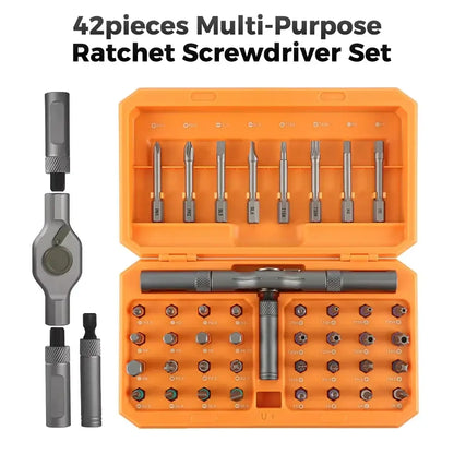 Kit tournevis à cliquet de précision – 40 ou 74 pièces - Kit de tournevis à cliquet