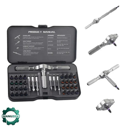 Kit tournevis de précision 74 en 1 à cliquet - Coffret 74-en-1 / France - Kit de tournevis de précision