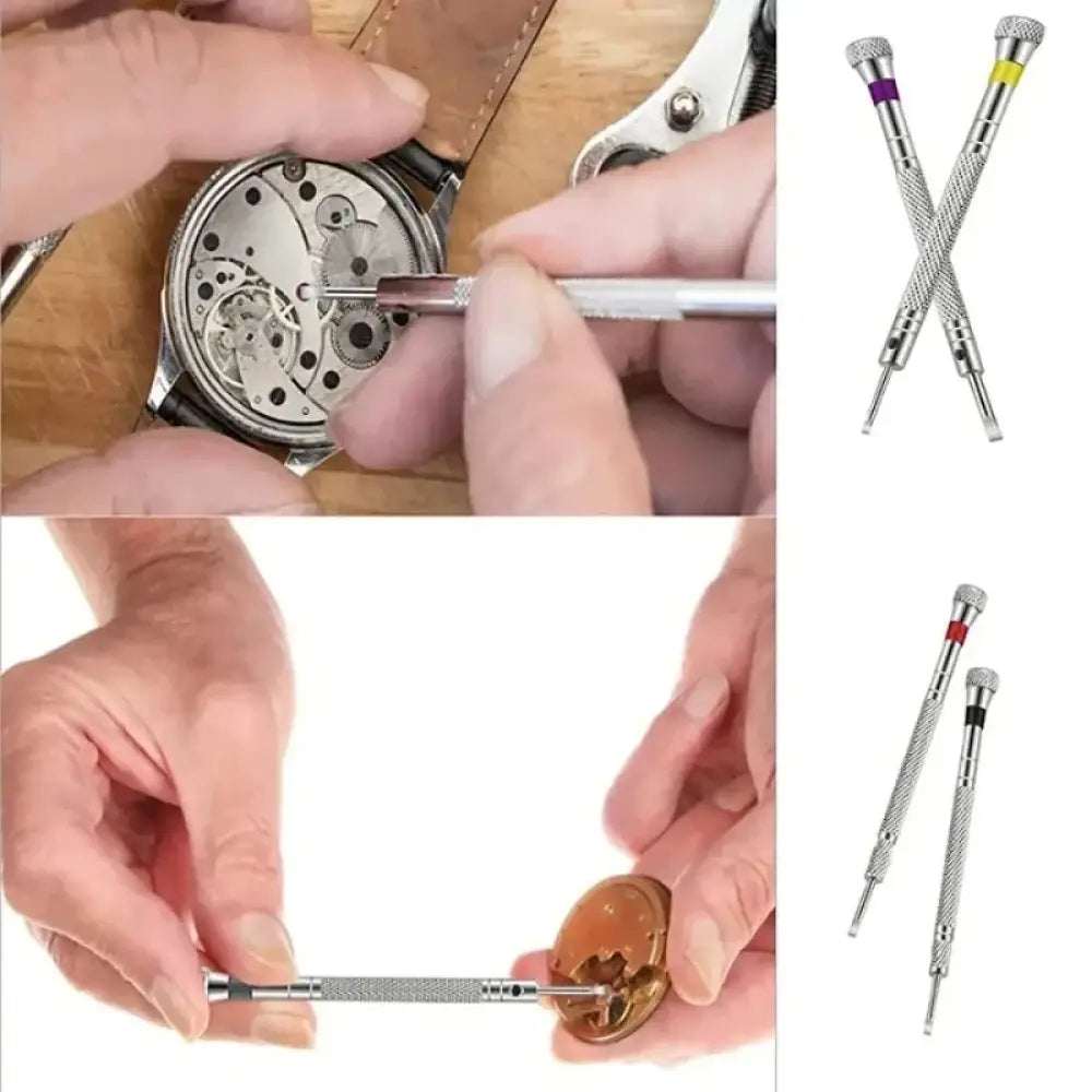 Kit tournevis d’horloger 0,8–1,6 mm – 5 pièces - Kit 5 pièces - Kit d’outils d’horloger