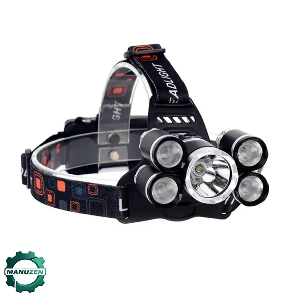 Lampe frontale rechargeable 5 LED – secteur et voiture - Pologne - Lampe frontale rechargeable 5 LED
