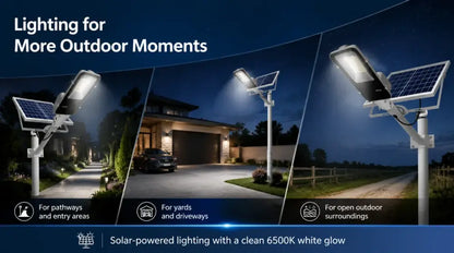 Lampe Solaire Extérieure Puissante Pour Jardin Et Garage