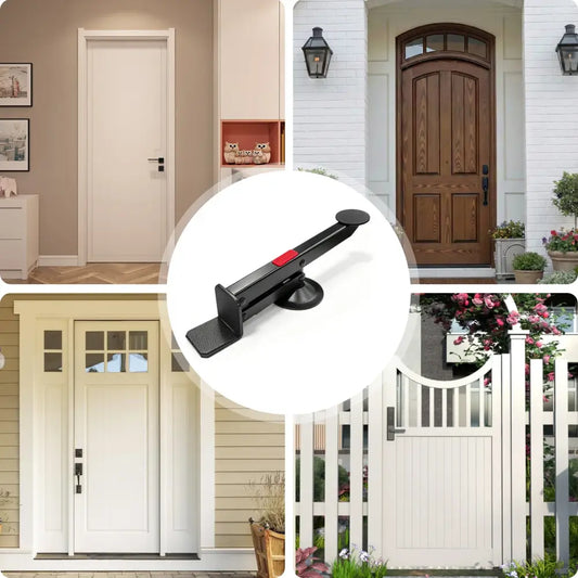 Lève-porte au pied – support pivotant à 360° - Noir / Depuis l’Allemagne - lève porte au pied