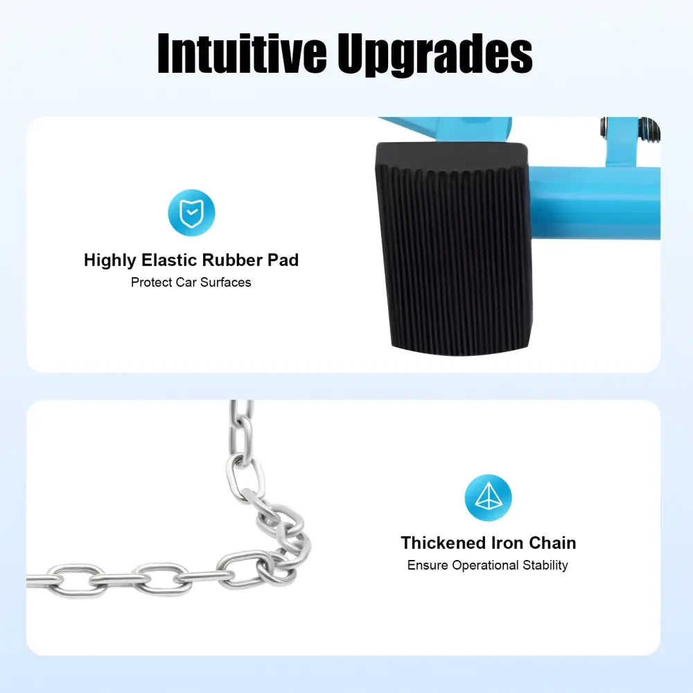 Levier de bras de suspension avec chaîne – réglable - Bleu / France - levier bras suspension chaîne