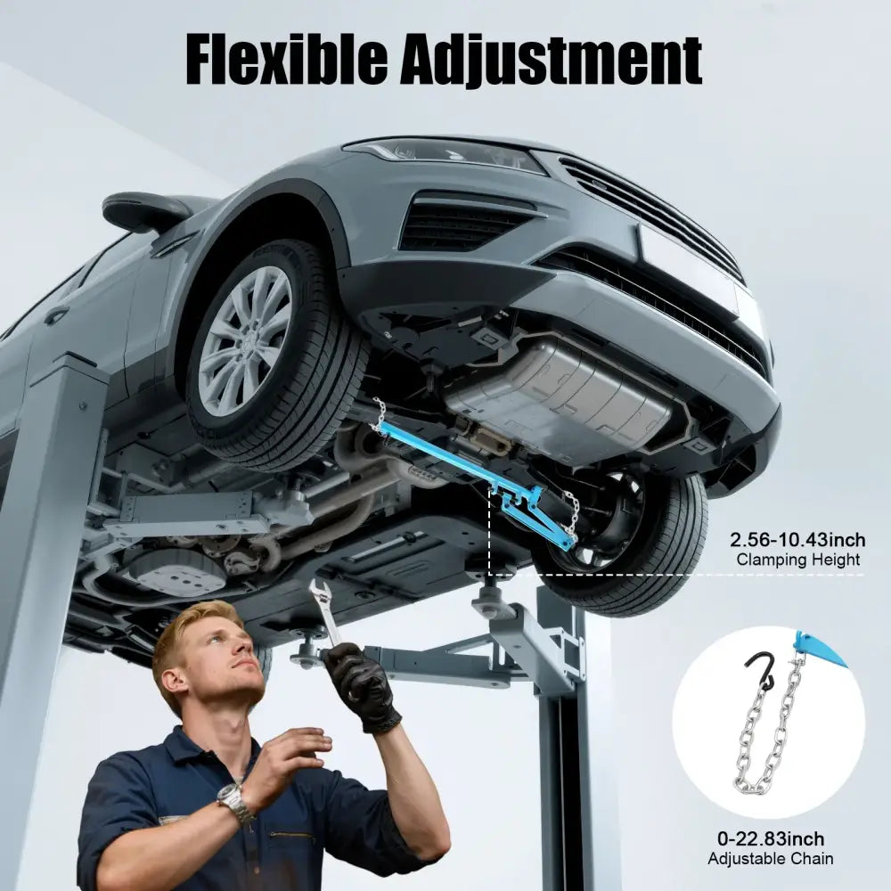 Levier de bras de suspension avec chaîne – réglable - Bleu / France - levier bras suspension chaîne
