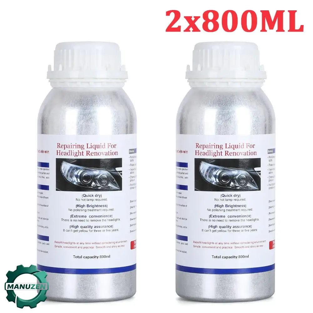 Liquide Polissant Phares Auto Restaure Clarté Protège Polycarbonate