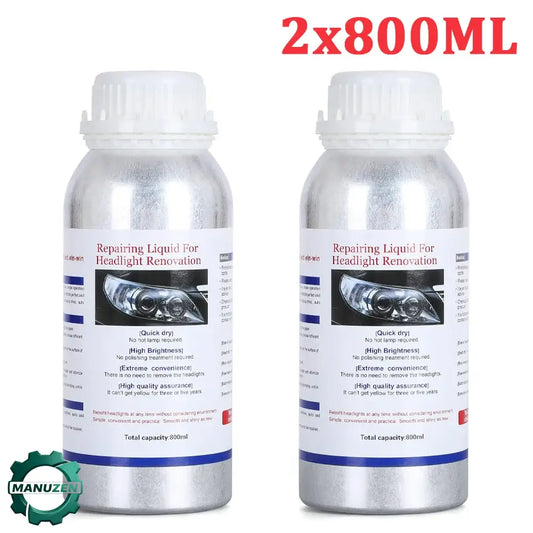 Liquide Polissant Phares Auto Restaure Clarté Protège Polycarbonate