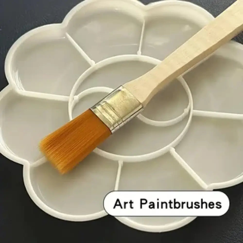 Lot de 10 pinceaux nylon pour peinture à l’huile et acrylique - Lot de 10 pinceaux / France - Pinceaux de peinture