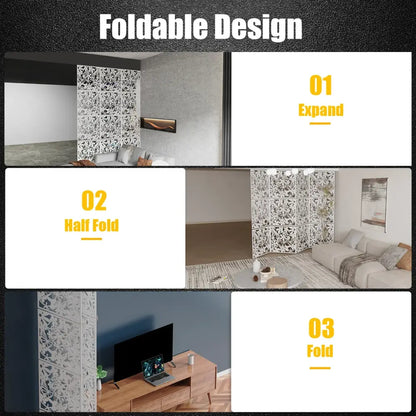 Lot de 12 panneaux décoratifs ajourés 40 × 40 cm – PVC - France - Panneau décoratif