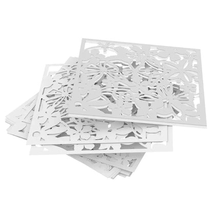 Lot de 12 panneaux décoratifs ajourés 40 × 40 cm – PVC - France - Panneau décoratif