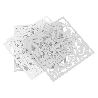 Lot de 12 panneaux décoratifs ajourés 40 × 40 cm – PVC - France - Panneau décoratif