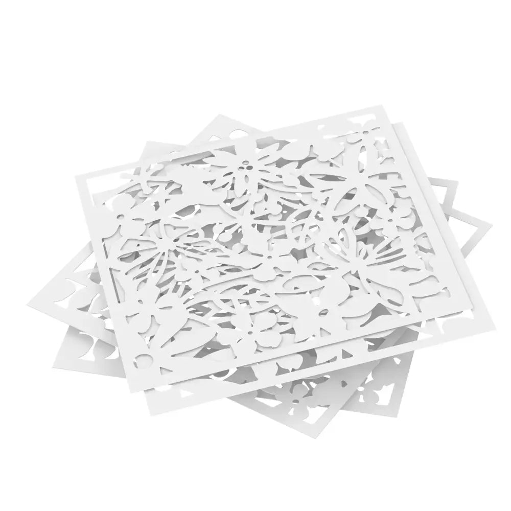 Lot de 12 panneaux décoratifs ajourés 40 × 40 cm – PVC - France - Panneau décoratif