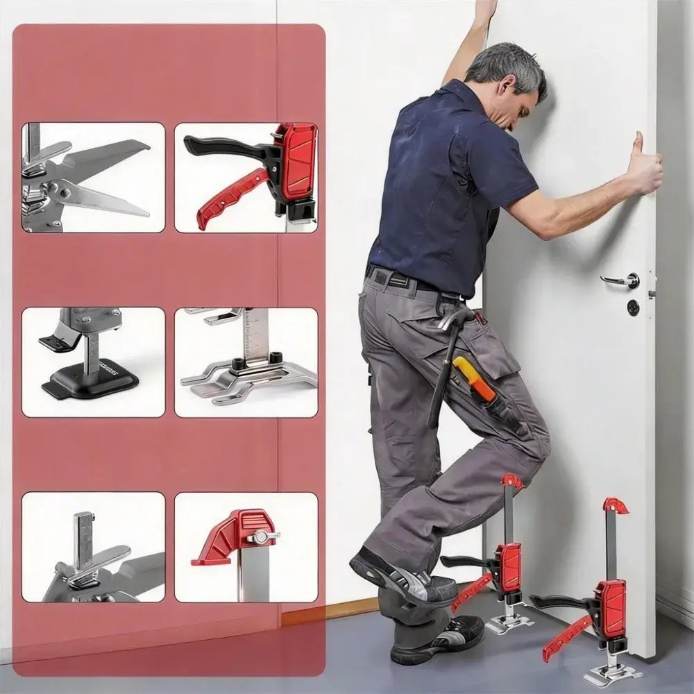 Lot de 2 élévateurs manuels pour pose de meubles – détail 3