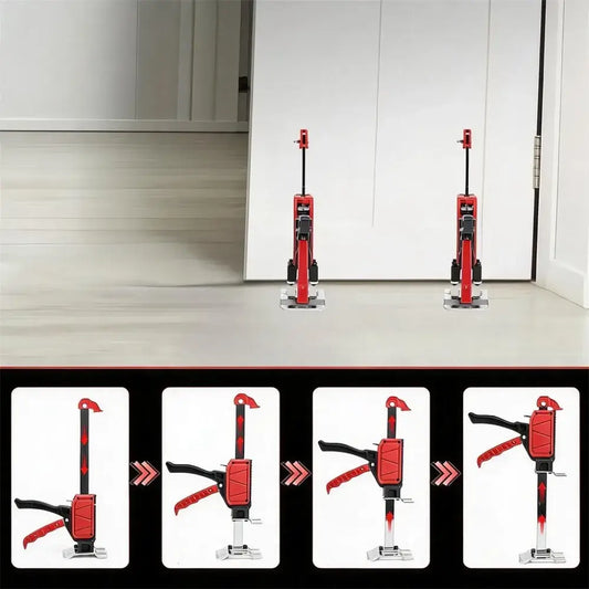 Lot de 2 élévateurs manuels pour pose de meubles – détail 2