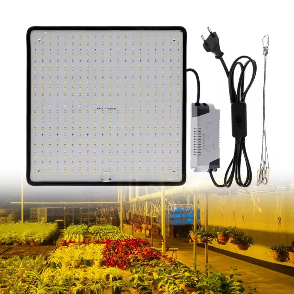 Lot de 2 lampes horticoles LED à spectre complet – prise EU - Lot de 2 / LED / Prise EU – 1 200 W – France - Éclairage