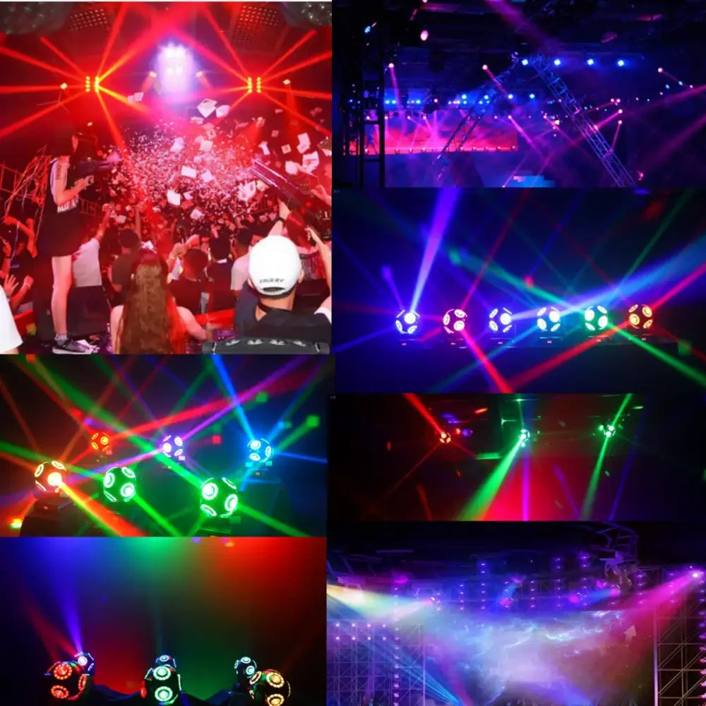 Lyre LED RGBW 200 W DMX – rotation 360° et halo RGB - France / Prise européenne - Lyre LED DMX