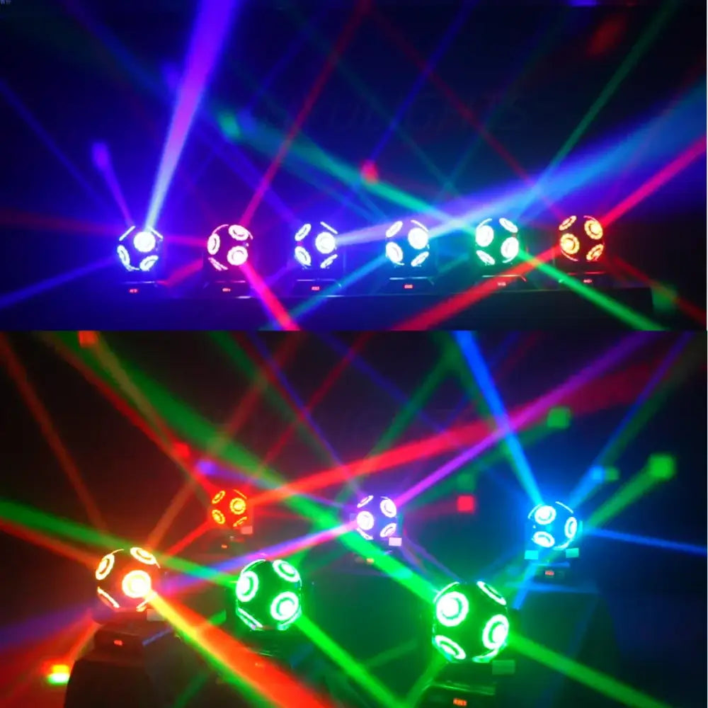 Lyre LED RGBW 200 W DMX – rotation 360° et halo RGB - France / Prise européenne - Lyre LED DMX