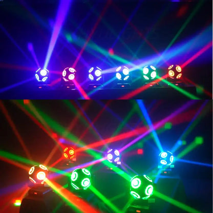 Lyre LED RGBW 200 W DMX – rotation 360° et halo RGB - France / Prise européenne - Lyre LED DMX