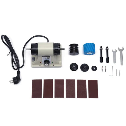 Machine à brunir le cuir 350 W – polisseuse électrique 220 V - Blanc / France - Polisseuse électrique pour cuir