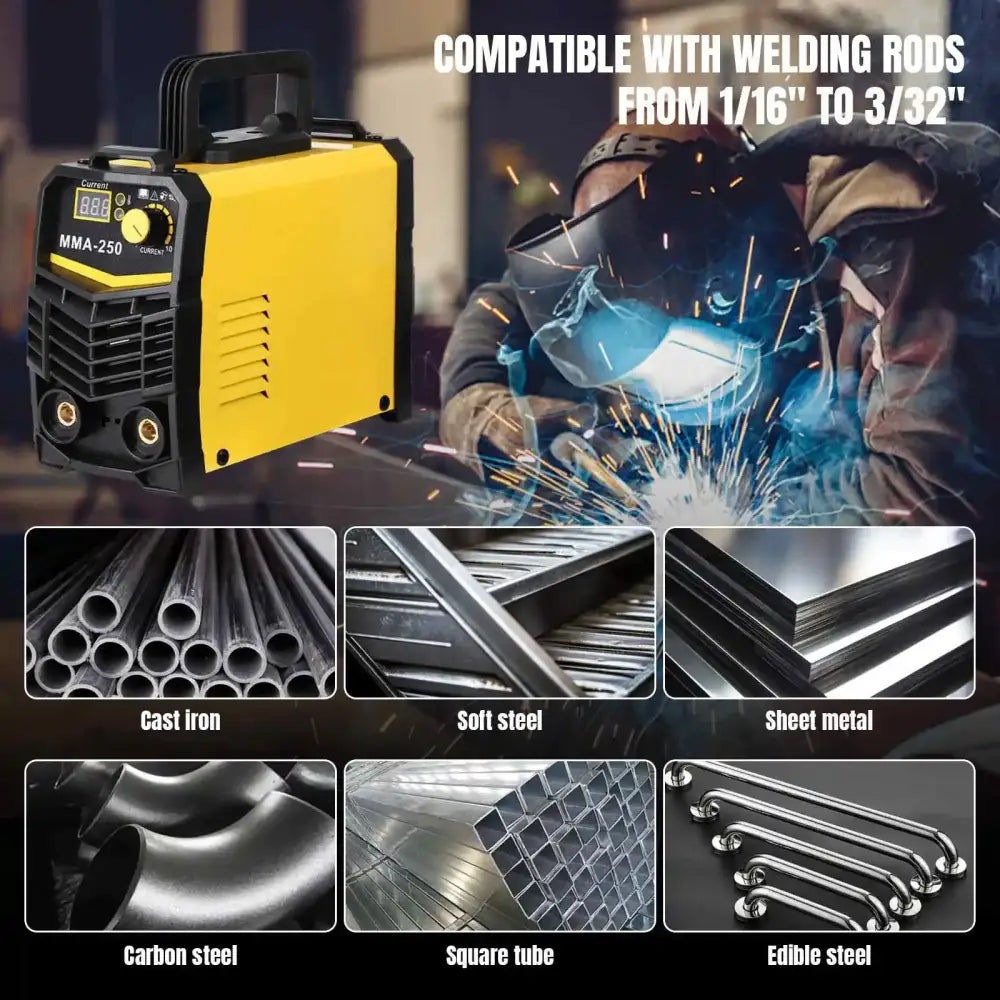 Machine À Souder MMA 250A 220V Soudage Électrique Bivoltage