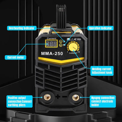 Machine À Souder MMA 250A 220V Soudage Électrique Bivoltage