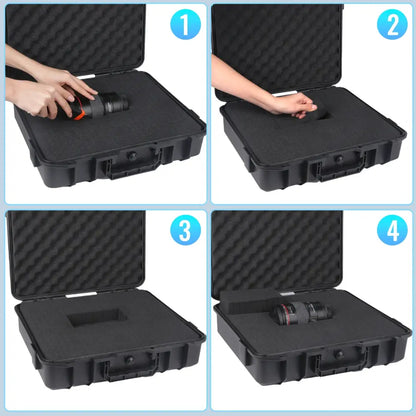 Mallette à outils rigide avec mousse personnalisable – photo produit 2