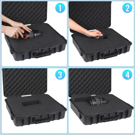 Mallette à outils rigide avec mousse personnalisable – photo produit 2