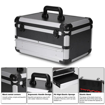 Mallette de rangement rigide en aluminium – modèle portable – photo produit 2