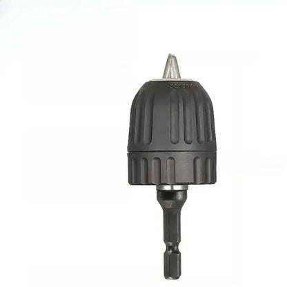 Mandrin autoserrant 0,8–10 mm avec adaptateur hexagonal 1/4 po - 1 pièce – 0,8 à 10 mm - Mandrin de perceuse